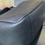 Saint Laurent Bea Tote In Grained Leather Black